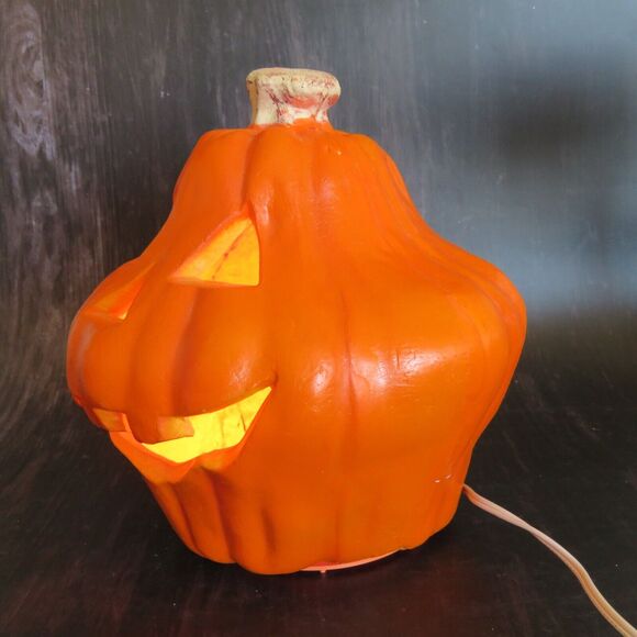 Vintage 1998 Halloween Jack O Lantern Pumpkin Light The Paper Magic Group Light - Picture 4 of 14
